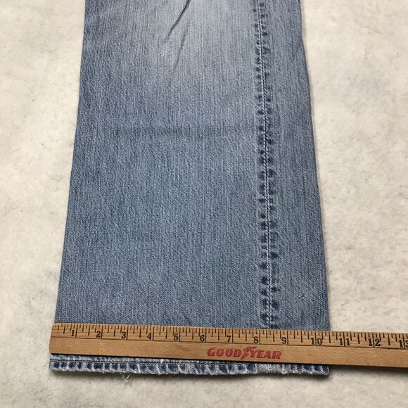Y2K GAP 1969 Jean Loose Wide Leg Men 40x32 Baggy Grunge Skate Light Wash - Picture 11 of 16